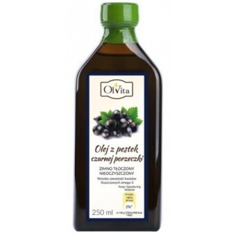 Olej z pestek czarnej porzeczki 250ml Olvita