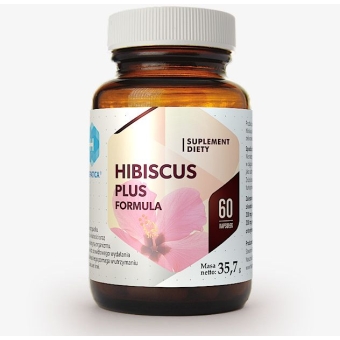 Hepatica Hibiscus Plus Formula (kwiat hibiskusa, liśc pietruszki, ziele nawłoci) 60kapsułek cena 33,00zł