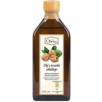 Olej z orzecha włoskiego tłoczony na zimno 250 ml Olvita