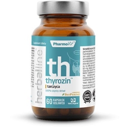 Thyrozin tarczyca 60kapsułek Vcaps Pharmovit cena 41,90zł