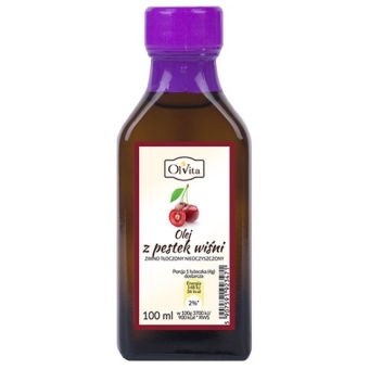 Olej z pestek wiśni 100 ml Olvita cena 25,90zł