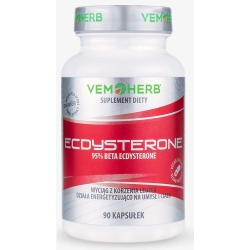 Hepatica Ecdysterone – 95% beta-ekdysteron 90kapsułek OSTATNIE SZTUKI cena 119,00zł