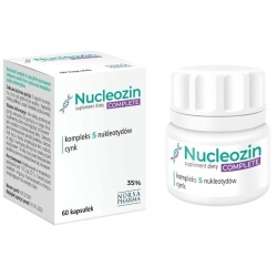 Nucleozin Complete Nukleotydy 60kapsułek cena 89,89zł