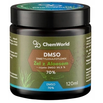 Żel DMSO 70% z Aloesem 120 ml ChemWorld cena 63,00zł