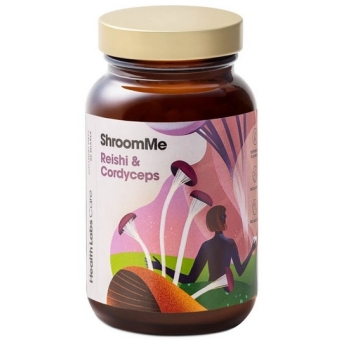 Health Labs ShroomMe Reishi & Cordyceps proszek 90g cena 89,00zł