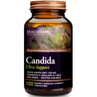 Doctor Life Candida Ultra Support 120kapsułek cena 63,50zł