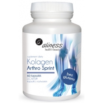 Aliness Kolagen Arthro Sprint 60 kapsułek cena 49,90zł