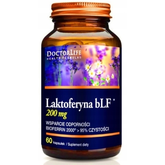 Doctor Life Laktoferyna bLF 200mg 60kapsułek cena 139,00zł