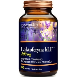 Doctor Life Laktoferyna bLF 200mg Bioferrin 2000 60kapsułek cena 88,90zł