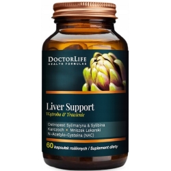 Doctor Life Liver Support Wsparcie wątroby 60kapsułek cena 63,50zł