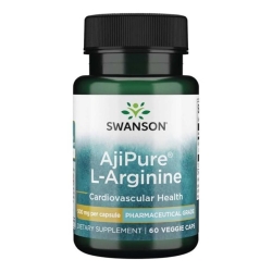 Swanson AjiPure L-Arginina 500mg 60kapsułek cena 29,90zł