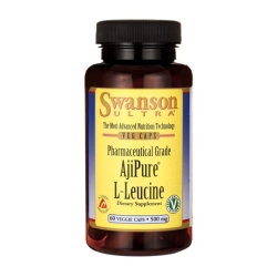 Swanson AjiPure L-leucyna 500mg 60kapsułek cena 41,90zł
