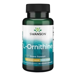 Swanson L-Ornityna 500mg 60kapsułek cena 41,90zł