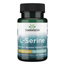 Swanson AjiPure L-seryna 500mg 60kapsułek PROMOCJA cena 45,50zł
