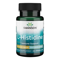 Swanson AjiPure L-histydyna 500mg 60kapsułek cena 54,85zł