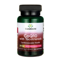 Swanson Koenzym Q10 100mg + Tocotrienole 10mg 60kapsułek OSTATNIE SZTUKI cena 69,95zł