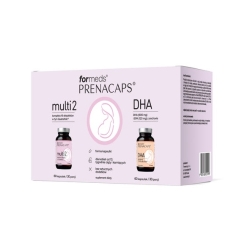 Formeds PRENACAPS Multi 2+ DHA 120kapsułek (60kapsułek + 60kapsułek) cena 94,49zł