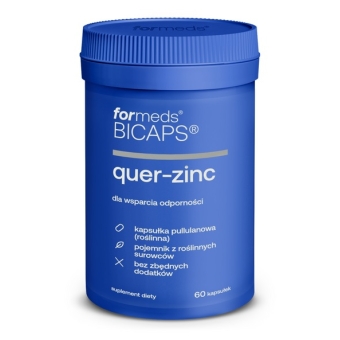 Formeds BICAPS Quer Zinc 60kapsułek cena 65,49zł