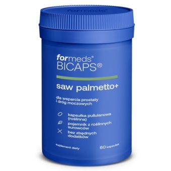 Formeds BICAPS Saw palmetto+ 60kapsułek cena 65,49zł