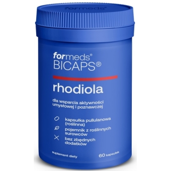 Formeds BICAPS Rhodiola 60kapsułek cena 79,99zł