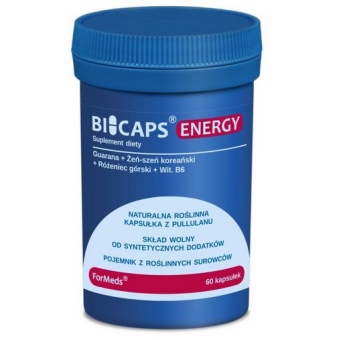 Formeds BICAPS Energy 60kapsułek cena 66,00zł