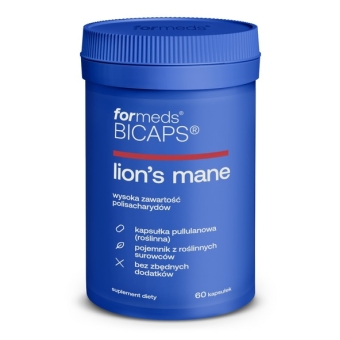 Formeds BICAPS Lion's Mane 60kapsułek cena 65,49zł