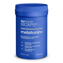 Formeds BICAPS Melatonin+ (plus) 60kapsułek cena 62,99zł
