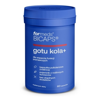 Formeds BICAPS Gotu kola+ 60kapsułek cena 83,99zł