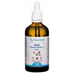 Chloryn Sodu czystość 27 % płyn 100ml z zakraplaczem Chemworld cena 38,80zł