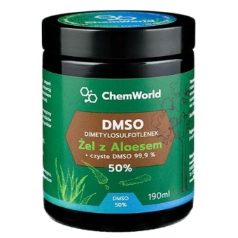 Żel DMSO 50% z aloesem 190ml ChemWorld cena 74,90zł