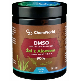 Żel DMSO 90% z aloesem bardzo mocny 190ml ChemWorld cena 104,90zł