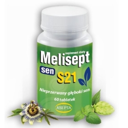 Melisept S21 60tabletek Asepta  cena 39,99zł