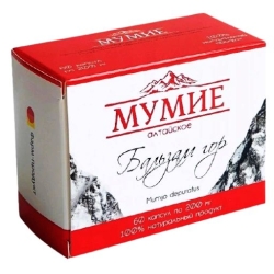 Mumio Ałtajskie Balsam z Gór 200mg 60kapsułek cena 29,90zł