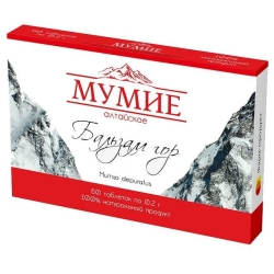 Mumio Ałtajskie Balsam z Gór 200mg 60tabletek cena 29,90zł