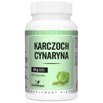 Karczoch Cynaryna 100kapsułek Herbasano cena 45,90zł