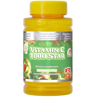 Vitamin C 1000 Star witamina C 60tabletek StarLife cena 53,90zł