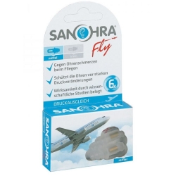 Stopery (zatyczki) przeciwko bólowi uszu podczas lotu Sanohra Fly rozm. średnie 2sztuki (1 para) cena 41,75zł