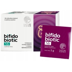 BifidoBiotic NS 35g SIBO SIFO IMO IBS proszek 7saszetek Nature Science cena 99,80zł