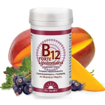 Dr Jacobs B12 Liposomalna Forte proszek 80g cena 48,29zł