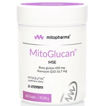 Dr Enzmann MitoGlucan MSE 60kapsułek Mito-Pharma cena 258,90zł