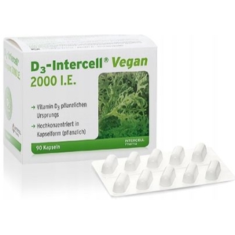 Dr Enzmann Witamina D3-Intercell Vegan 2000IU 90kapsułek Mito-Pharma cena 86,00zł