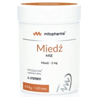 Dr Enzmann Miedź MSE 120kapsułek Mito-Pharma cena 197,90zł