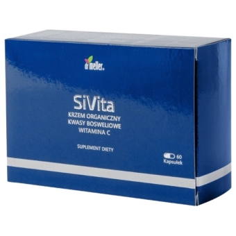 Dr Meller SiVita Krzem Organiczny Witamina C 60kapsułek cena 155,00zł