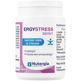 Nutergia Ergystress Seren (Równowaga nerwowa) 60kapsułek cena 97,90zł