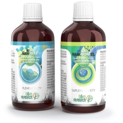 Zestaw B&M NANOBAB płyn 100ml + B&M Nanoborrel płyn 100ml Botanical & Medicinal Research cena 597,90zł