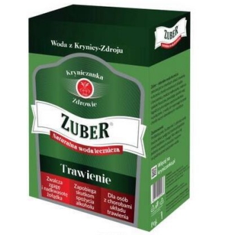 Woda lecznicza Zuber 3 litry Uzdrowisko Krynica Żegiestów S.A cena 31,90zł