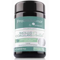 Probiobalance by Aliness Bacillus coagulans Dental do ssania 10mld 90vege tabletki cena 59,90zł