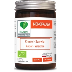 Menopauza BIO 450mg 100tabletek BeOrganic cena 44,99zł