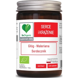Serce i Krążenie BIO 500mg 100tabletek BeOrganic cena 44,99zł