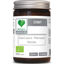 Stawy BIO 400 mg 100tabletek BeOrganic cena 44,99zł